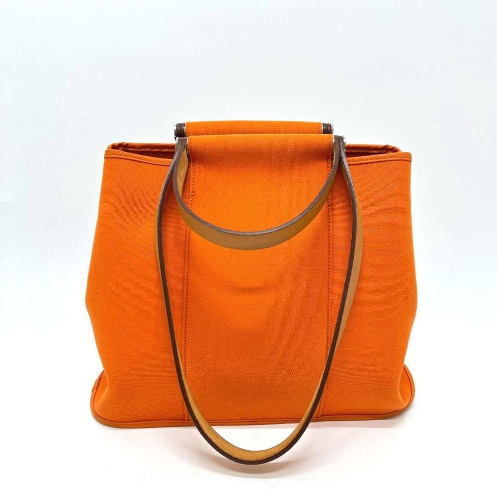 Hermes Cabag Handbag Toile And Leather #325132H10B